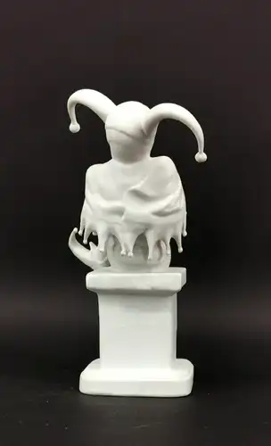  Porzellan Figur Harlekin Narr Gräfenthal 9x11x18cm