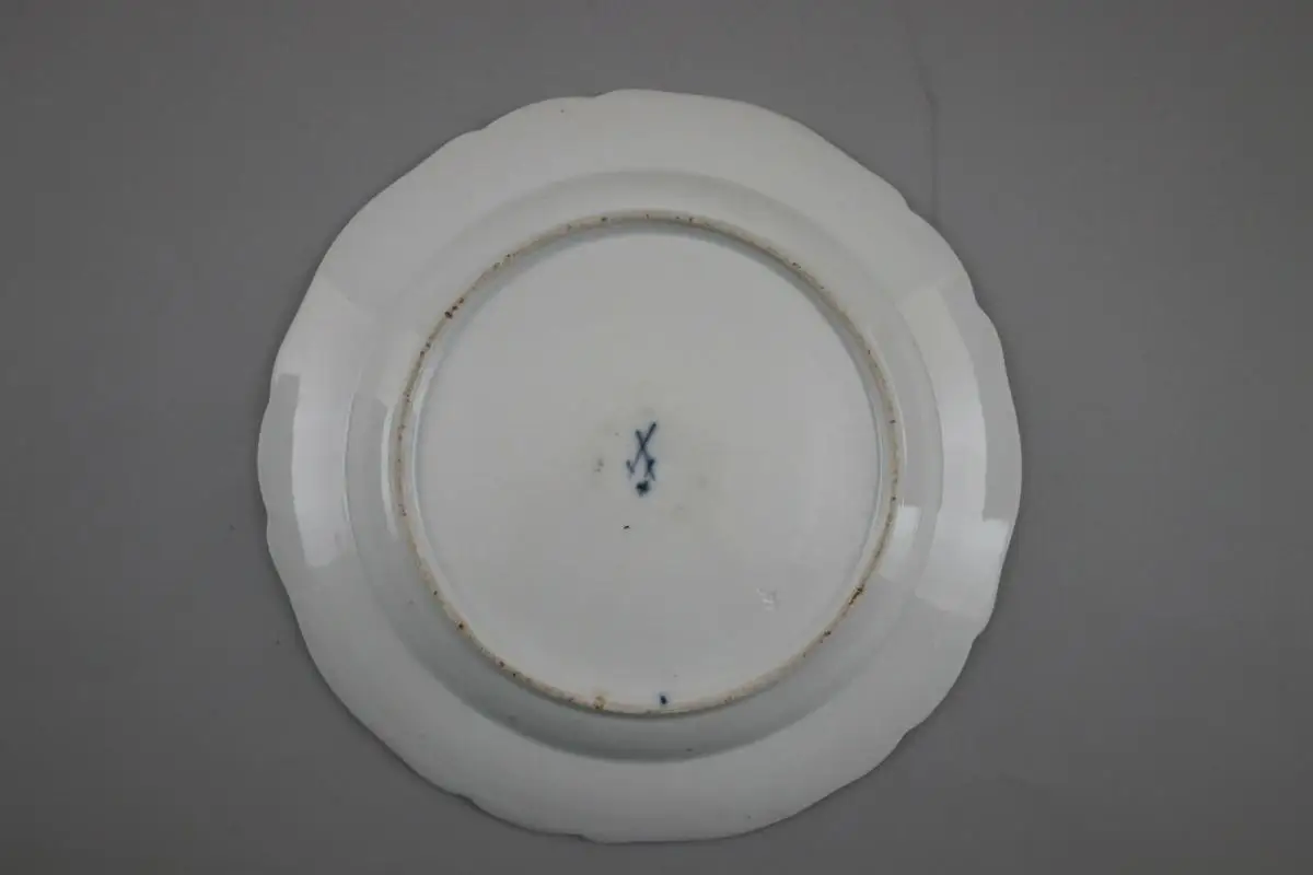 99840183 Porzellan Teller Meissen Marcolini Schwerter 1774-1814 indisch Purpur 2