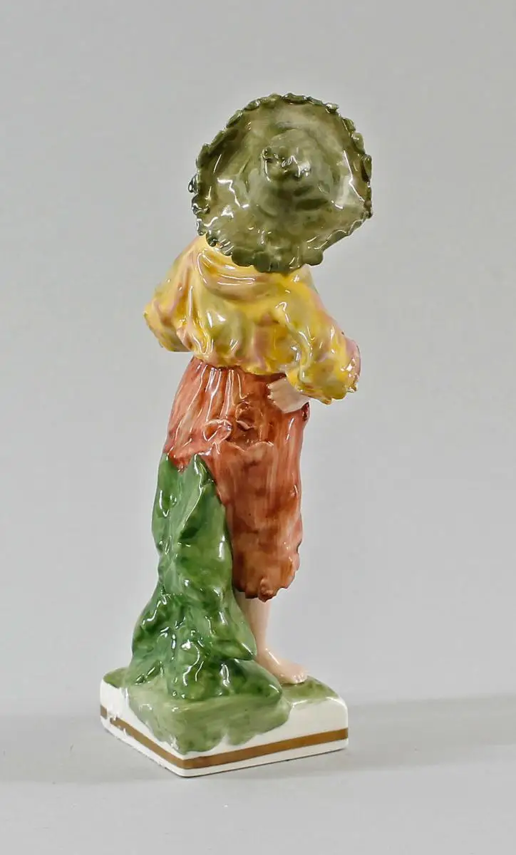 9997045 Porzellan Figur Bettler Zigeuner-Junge John Ernst Bohne H14cm 2