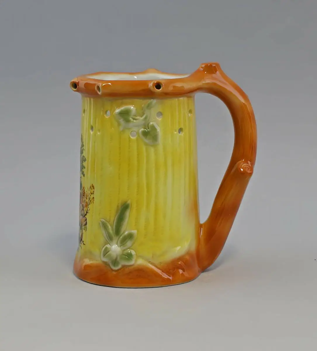 9942797 Porzellan Scherz-Bierkrug Jagdmotiv Hirsch Wagner&Apel H17,5cm 1