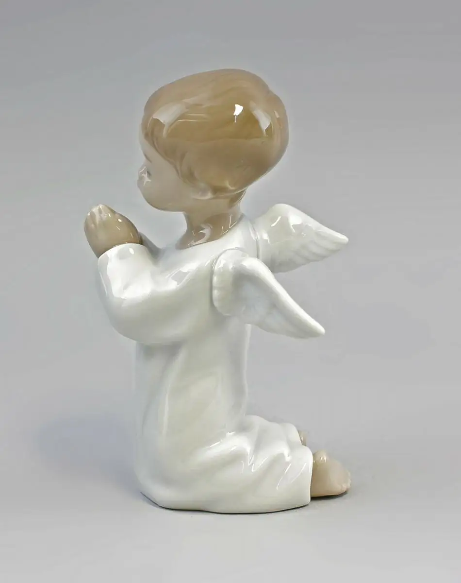 9998055 Betender Engel Porzellan Lladro Spanien 13x8x7cm 1