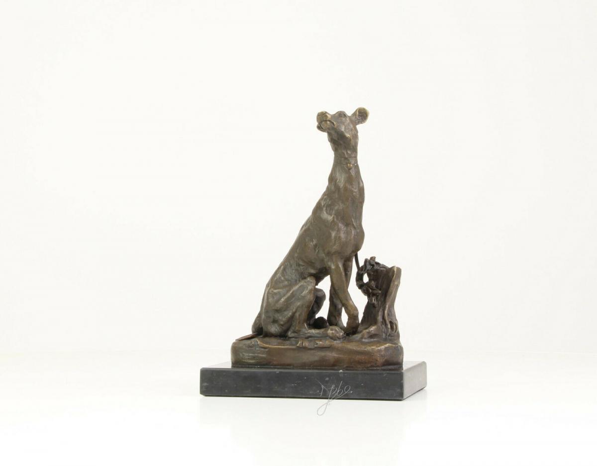 Wind Hund Figur Skulptur Bronze farben Briefbeschwerer Skulpturen & Statuen 