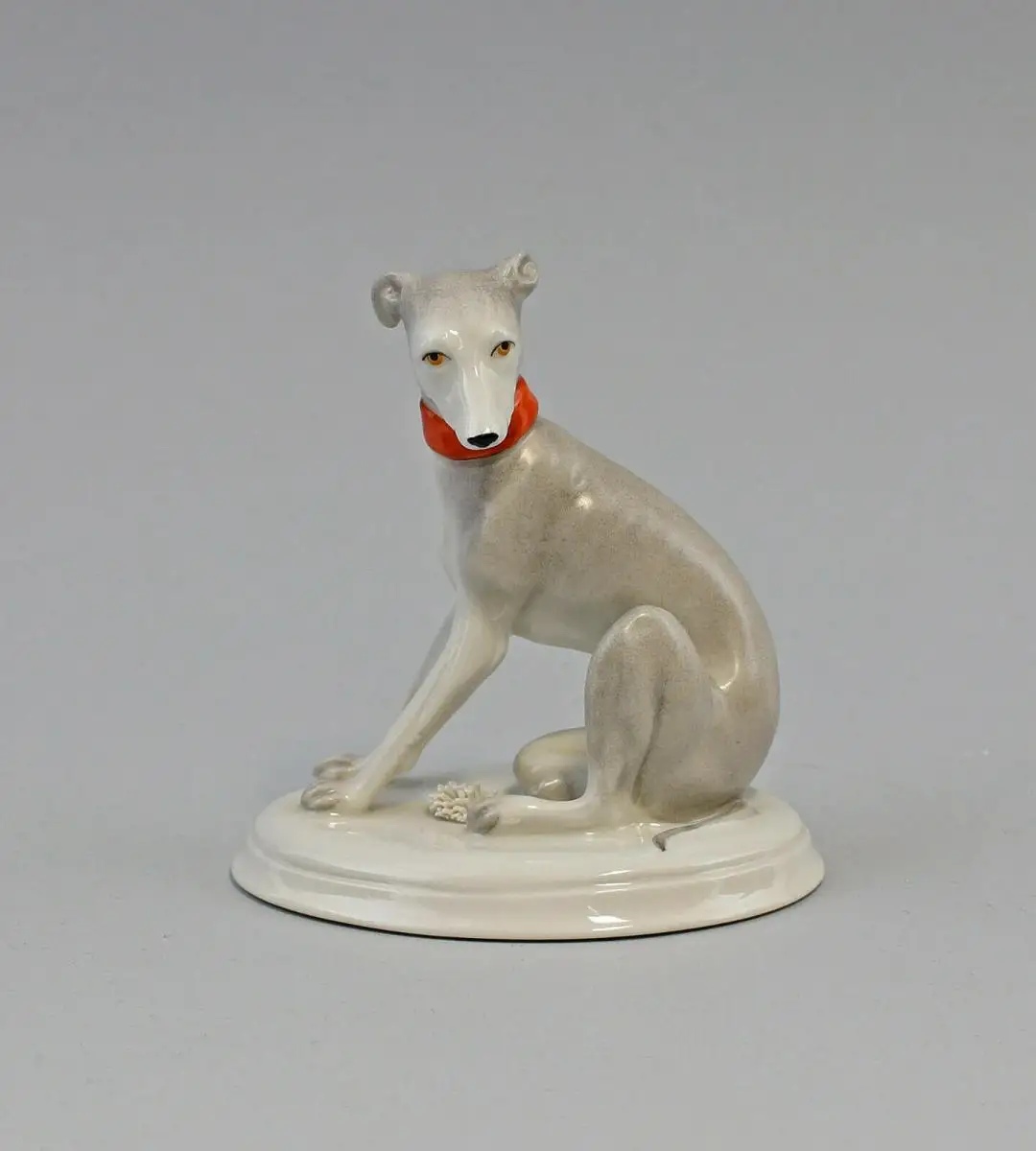 9944413-ds Porzellan Figur Windhund handbemalt  Kämmer H11cm 0