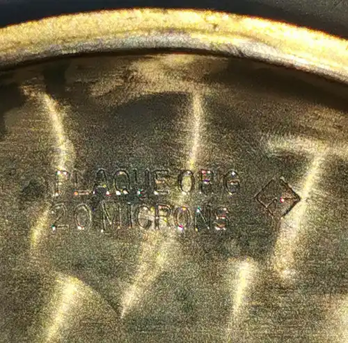  Vergoldete Blinden- Taschenuhr Arsa um 1950 Swiss Made