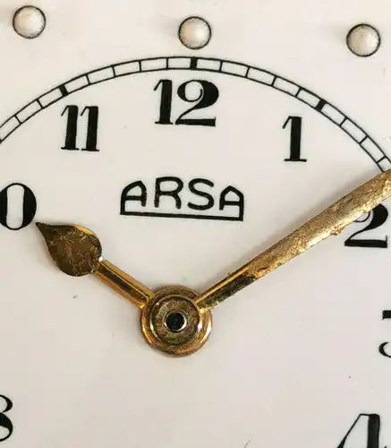  Vergoldete Blinden- Taschenuhr Arsa um 1950 Swiss Made