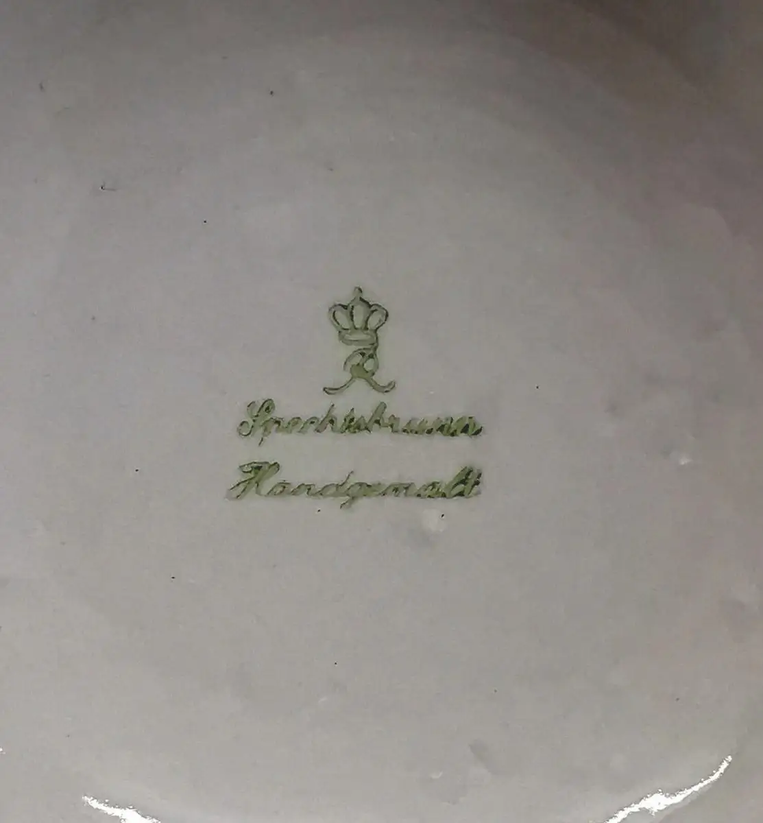 99840844 Porzellan Leuchter Art déco Spechtsbrunn Thüringen Mitte 20.Jh 23x17cm 2