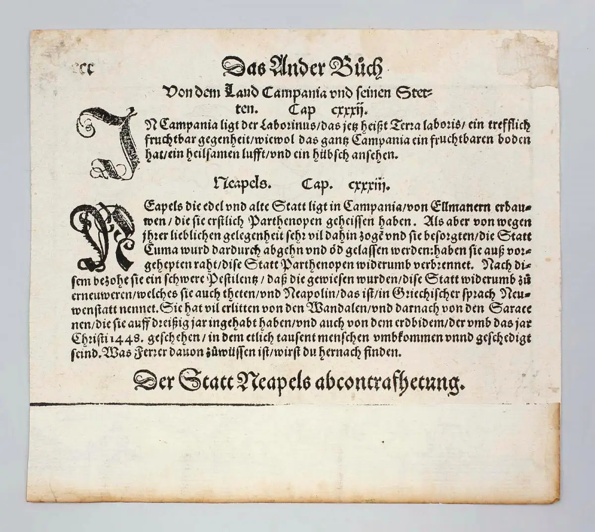 99863061 Holzschnitt aus Cosmographia Sebastian Münster Ansicht v.Tivoli 1567 1