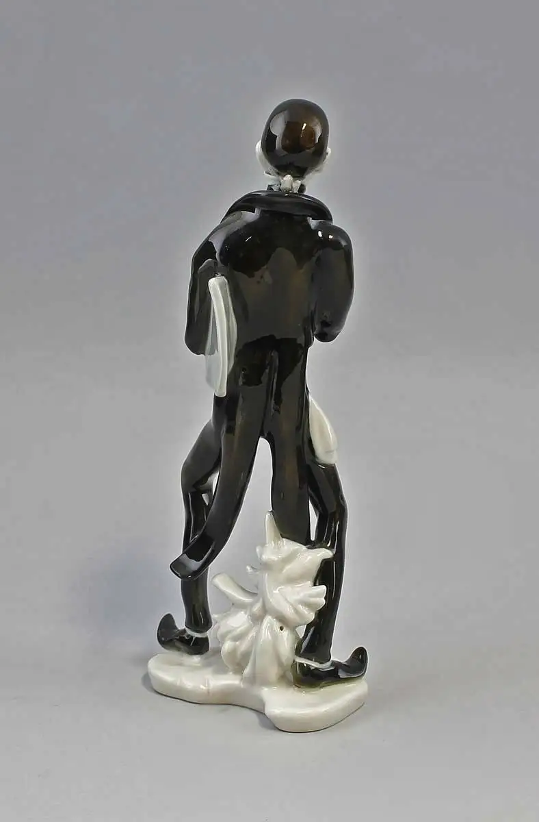 9941346 Porzellan Figur Lehrer Lämpel nach Wilhelm Busch Ens H21cm 4