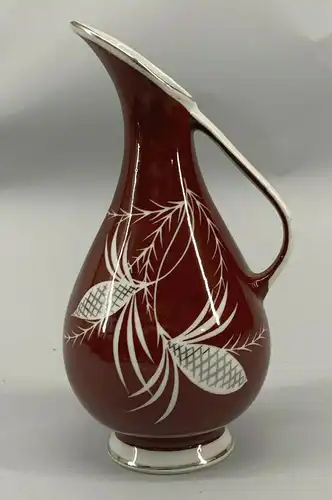 Porzellan Vase Spechtsbrunn Thüringen 60er Jahre Vintage Blumen