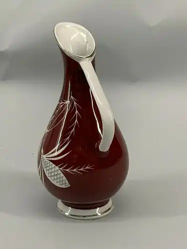  Porzellan Vase Spechtsbrunn Thüringen 60er Jahre Vintage Blumen