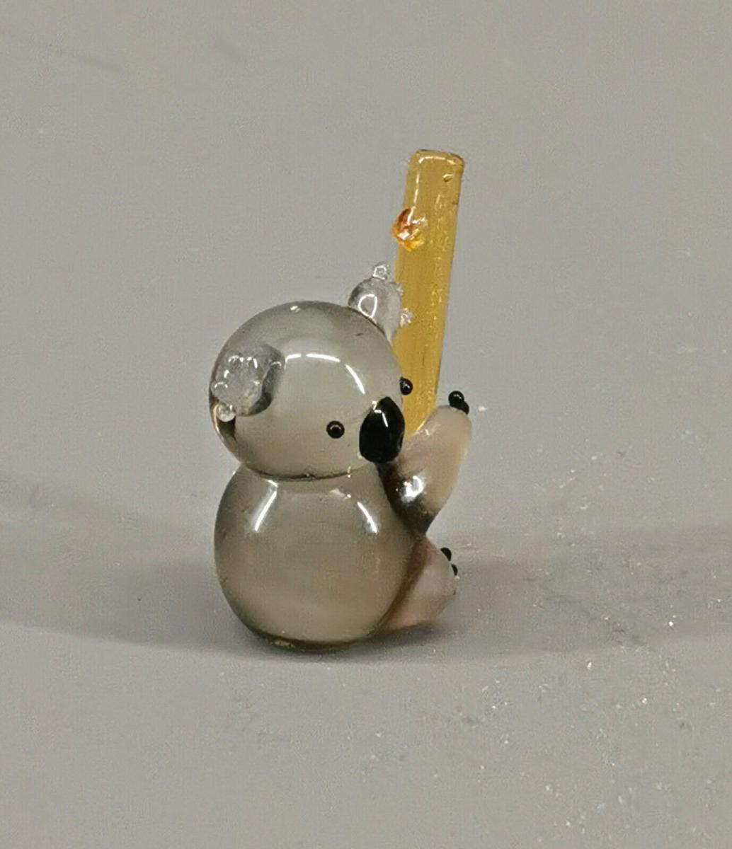 9912179-x Miniatur Glas Figur Koala-Bär 2,5cm mundgeblasen 
