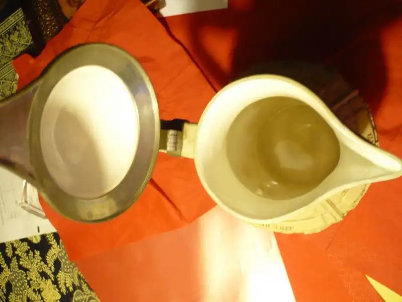 Alte Villeroy &  Boch Mettlach Kanne Krug Weinkrug Weinkanne Wein V + B Bierkrug (15) Preis reduziert 5