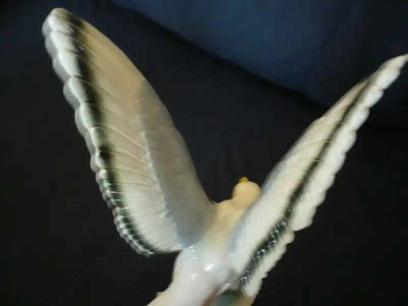 Antik Porzellan Hertwig Katzhütte Möwe Vogel Seevogel Figur Porzellanfigur (20)  Preis reduziert 4