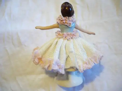   Tänzerin Kleid weis mit rosa  (108)  Preis reduziert