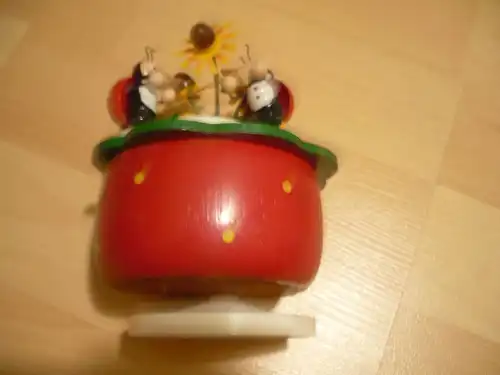 Spieluhr musizierende Marienkäfer (202)  Preis reduziert