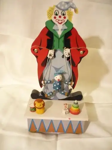 Spieluhr Clown mit Marionette (211)  Preis reduziert