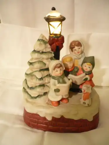 Spieluhr Singgruppe unter Laterne (216)  Preis reduziert