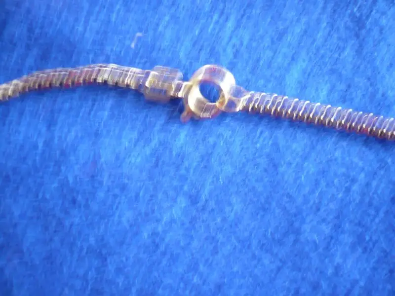 Goldkette mit Eulenanhänger aus Bein (276)  Preis reduziert 2