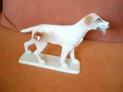 Porcellan-Figur Setter Hund  (302)  Preis reduziert