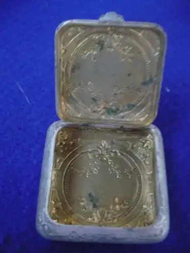 Pillendose Silber - innen vergoldet  (314) Preis reduziert