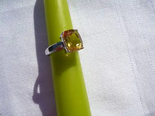 Silber-Ring mit Citrin (385) Preis reduziert