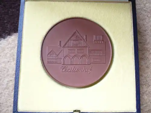 Meissen Porzellan Münze - Cecilienhof in Schatulle (410) Preis reduziert