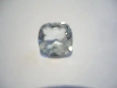 Aquamarin Edelstein - quadratisch gerundet - facetten Schliff 2,8ct (424) Preis reduziert
