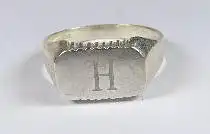 Ring,Silber -925-,\"H\" Monogramm (435) Preis reduziert