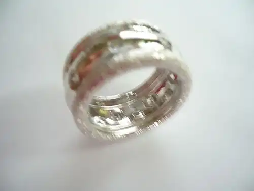 Zirkonia-Ring, versilbert (440) Preis reduziert