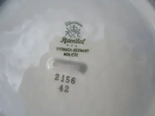 Rosental Kronach Moliere Konfektschale/Obstschale mit zwei kleinen Anbietschalen (470) Preis reduziert