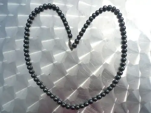 Hämatit Perlenkette (491) Preis reduziert