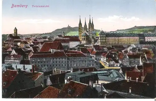 Bamberg v. 1927 Teil-Stadt-Ansicht (AK003)