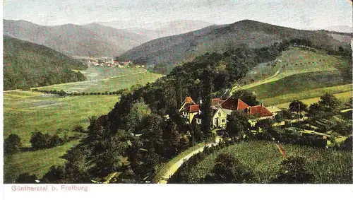 Güntherstal bei Freiburg v. 1904 Dorfansicht (AK014)