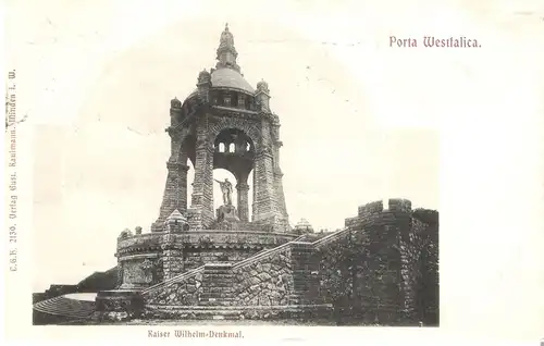 Porto Westfalica v. 1903 Kaiser Wilhelm Denkmal (AK025)