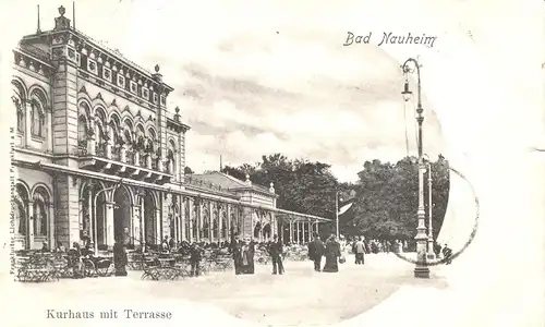 Bad Nauheim v. 1902 Kurhaus mit Terrasse (AK026)