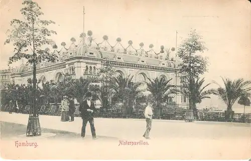 Hamburg v. 1904 Alsterpavillon (AK033) 