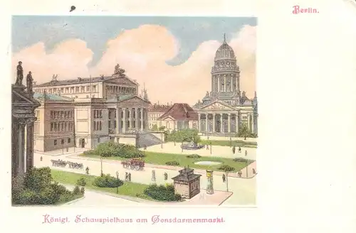 Berlin von 1903 Schauspielhaus am Gensdarmmenmarkt (061)
