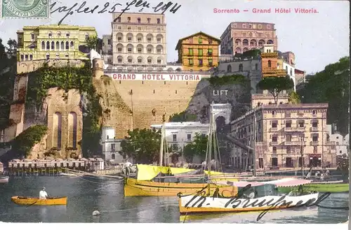 Sorrento v. 1914 Grand Hotel Vittroia (AK064)