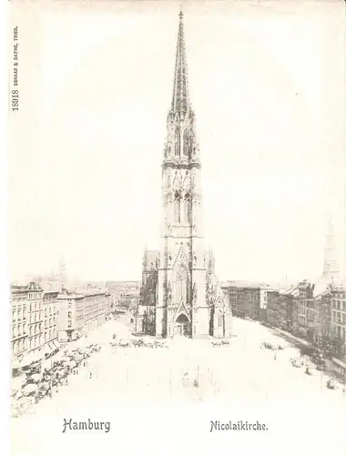 Hamburg v. 1904 Nicolaikirche (AK074) 