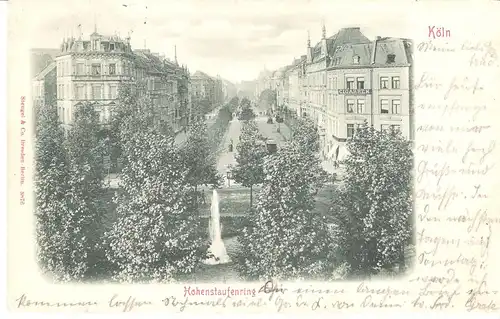 Köln v. 1900 Hohehstaufenring (AK079)