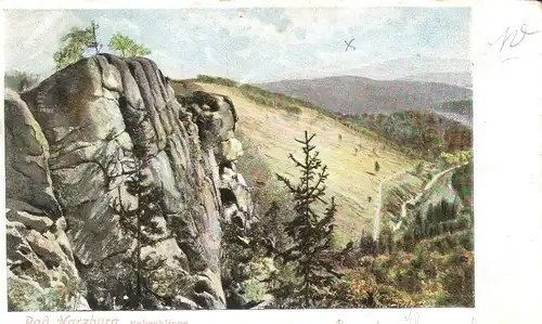 Bad Harzburg v. 1904 Die Rabenklippe (AK082) 