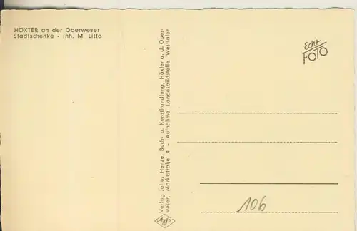 Höxter v. 1959 Stadtschenke, Inh. M. Litto (AK106)