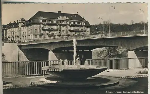Olten v. 1955 Neue Bahnhofsbrücke (AK113) 