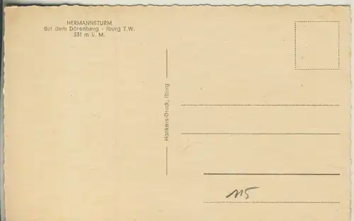 Iburg v. 1939 Der Hermannsturm (AK115)