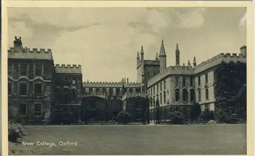 Oxforf v. 1960 Niew College (AK117)