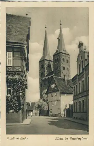 Höxter v. 1956 St. Kiliani Kirche (AK118) 