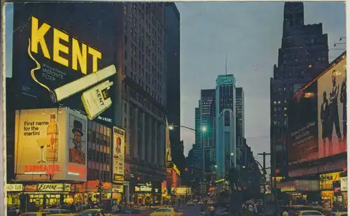 New York v. 1980 Time Square of night (AK123)