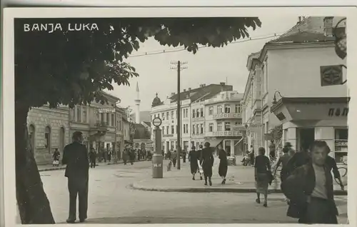 Banja Luka v. 1958 Strassenansicht (AK142)