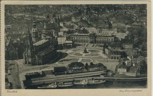 Dresden v. 1934 Teil-Stadt-Ansicht (AK152)