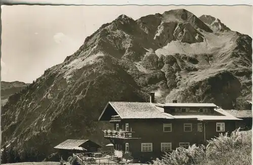 Mittelberg v. 1965 Alpengaststätte \\\"Blühalpe\\\",Inh. Heribert Moosbrugger (AK168)